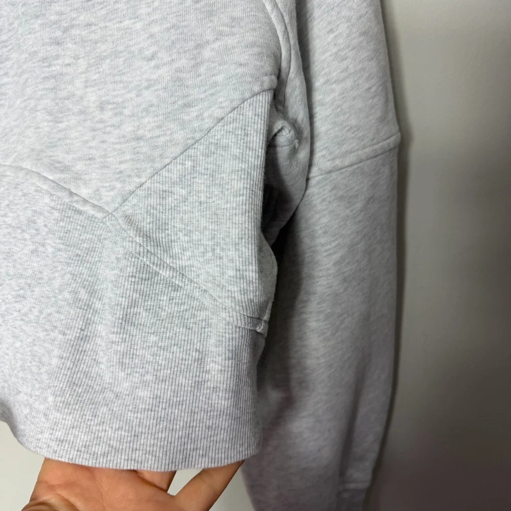 Lululemon Scuba Half Zip Oversized Hoodie Hooded Sweatshirt Gray XS/S *s